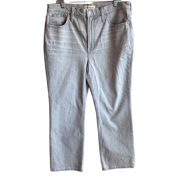 Madewell Slim Demi-Boot Jeans in Dekalb Wash Gray 32 - Picture 2 of 13
